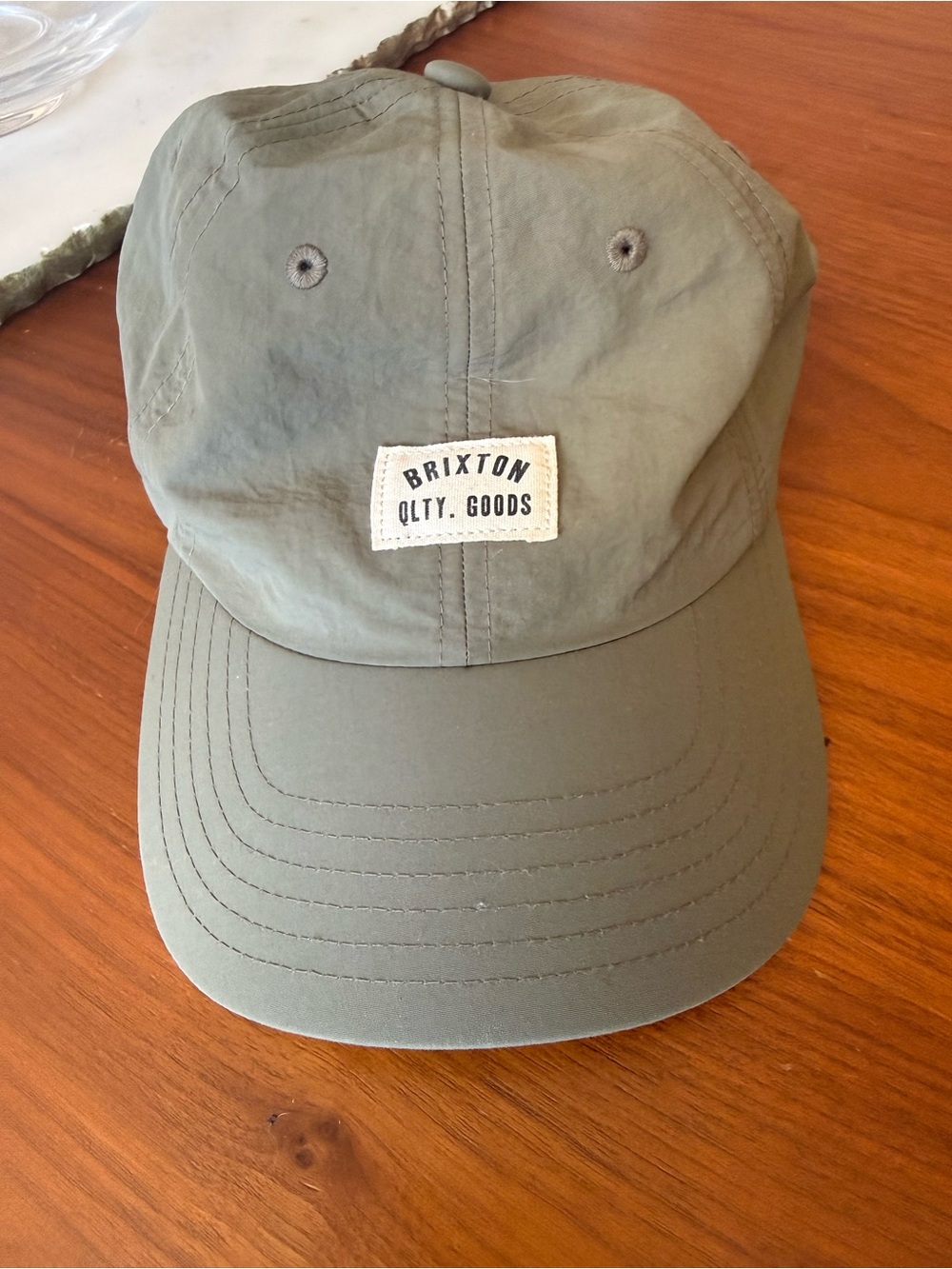 Brixton Olive Green QLTY. GOODS Baseball Cap